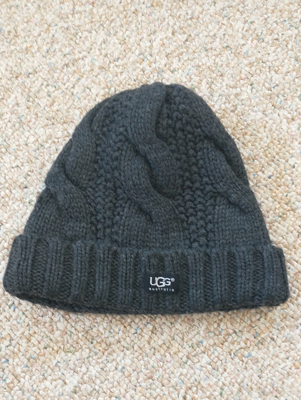 UGG Cable Knit Fleece Lined Beanie One Size